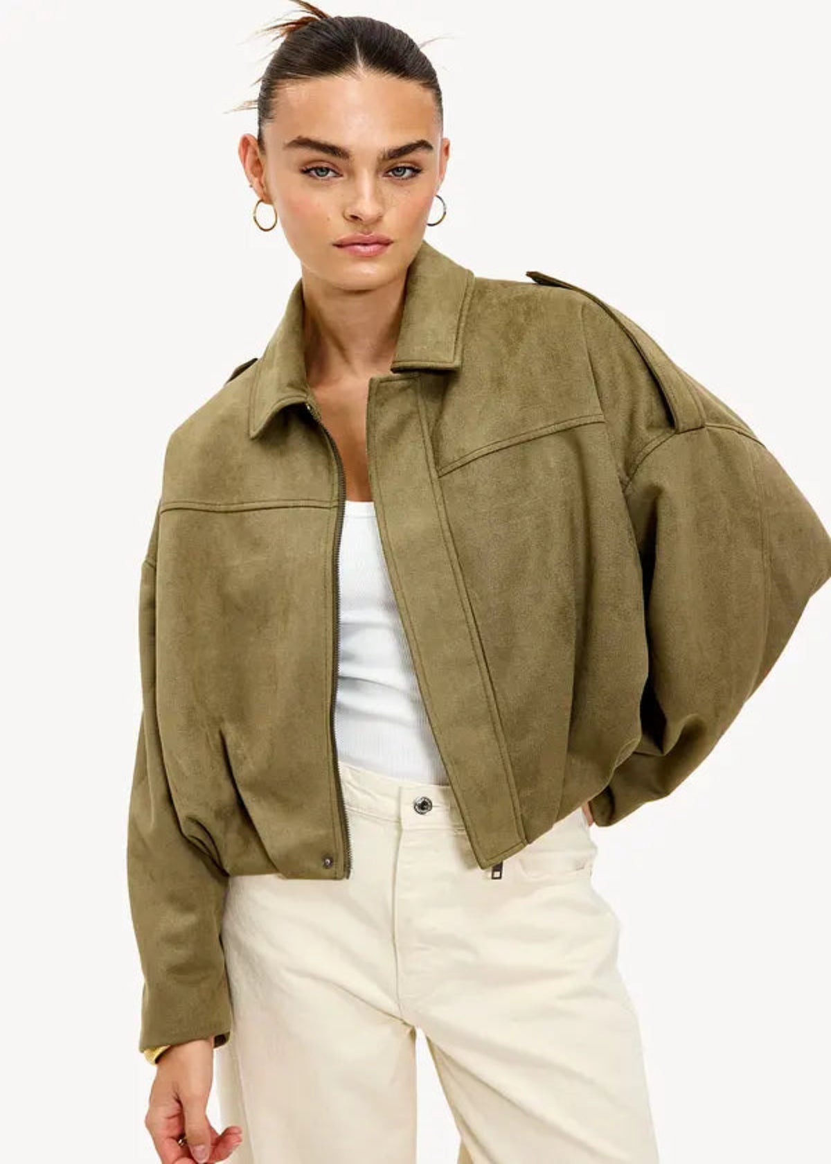 Elina | Suede Jacket