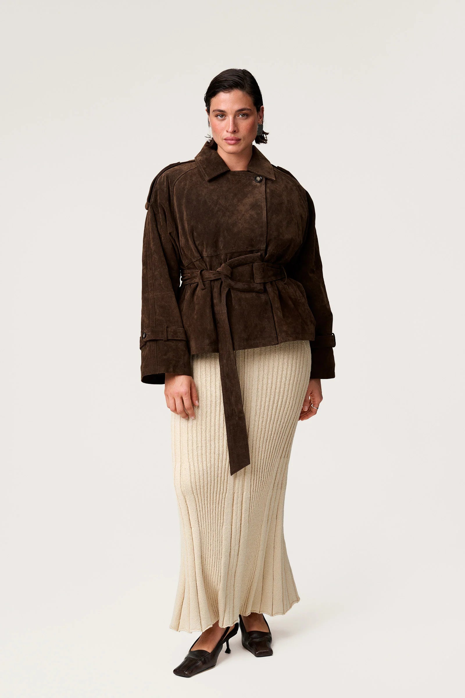 York | Cropped Trench Coat