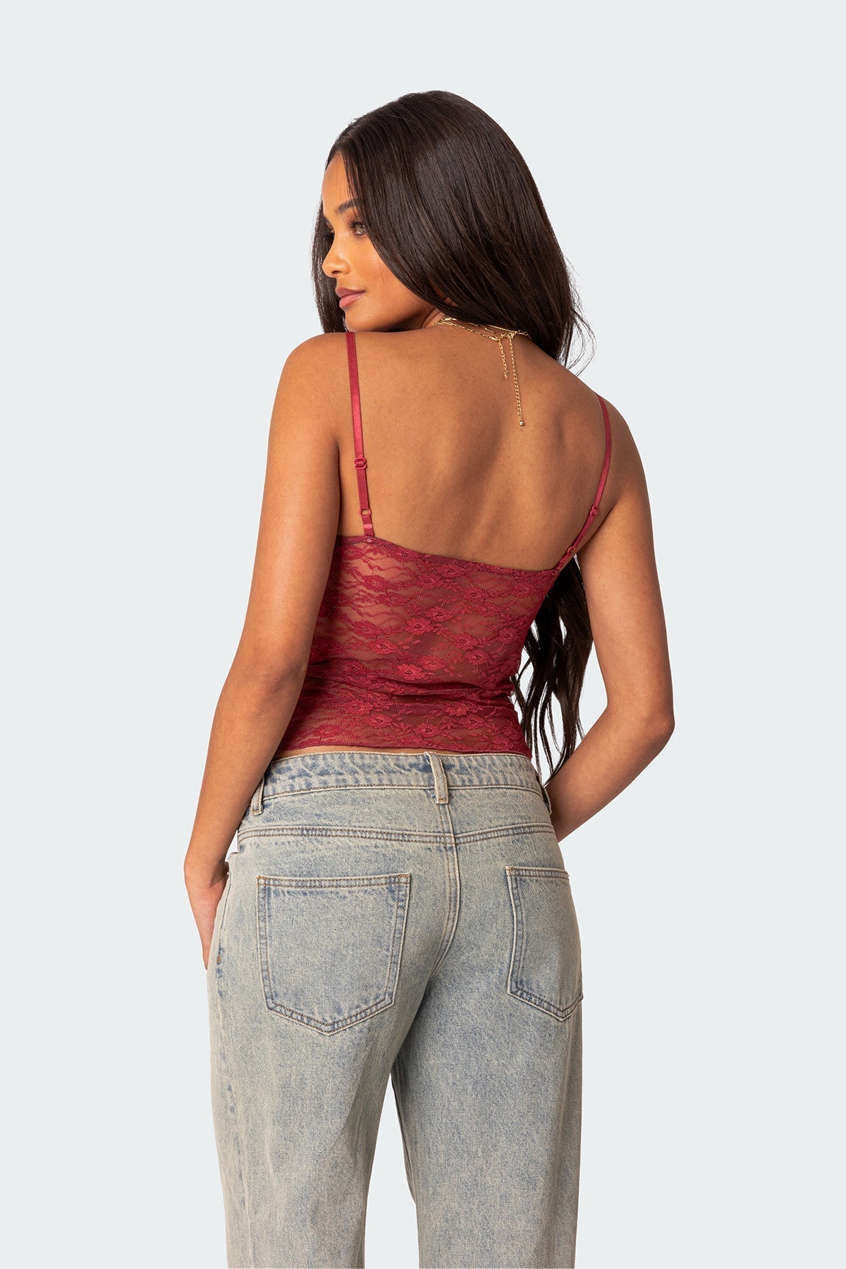 Azalea | Sheer Lace Top