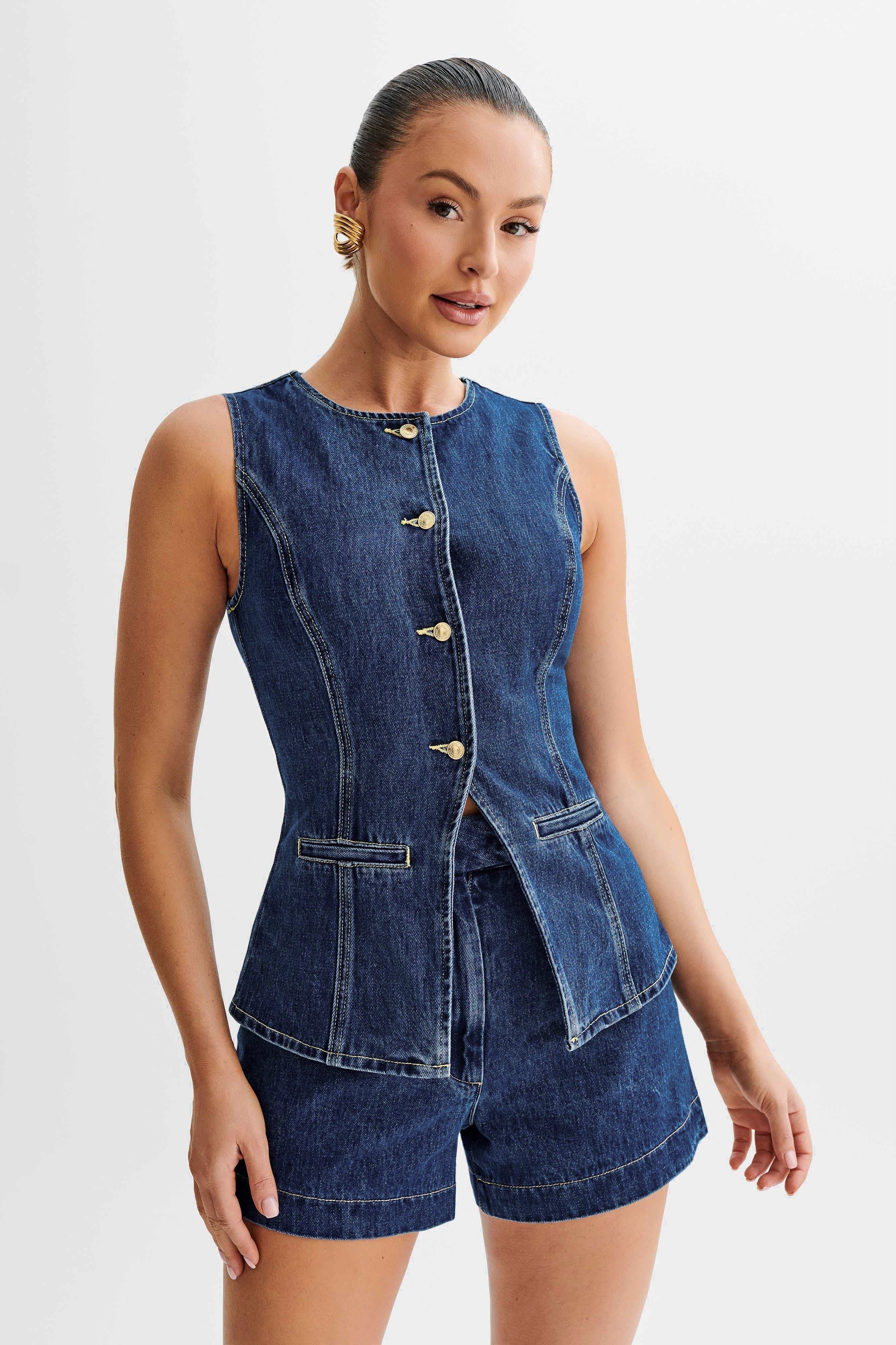 Isabeau | Denim Two-Piece Set