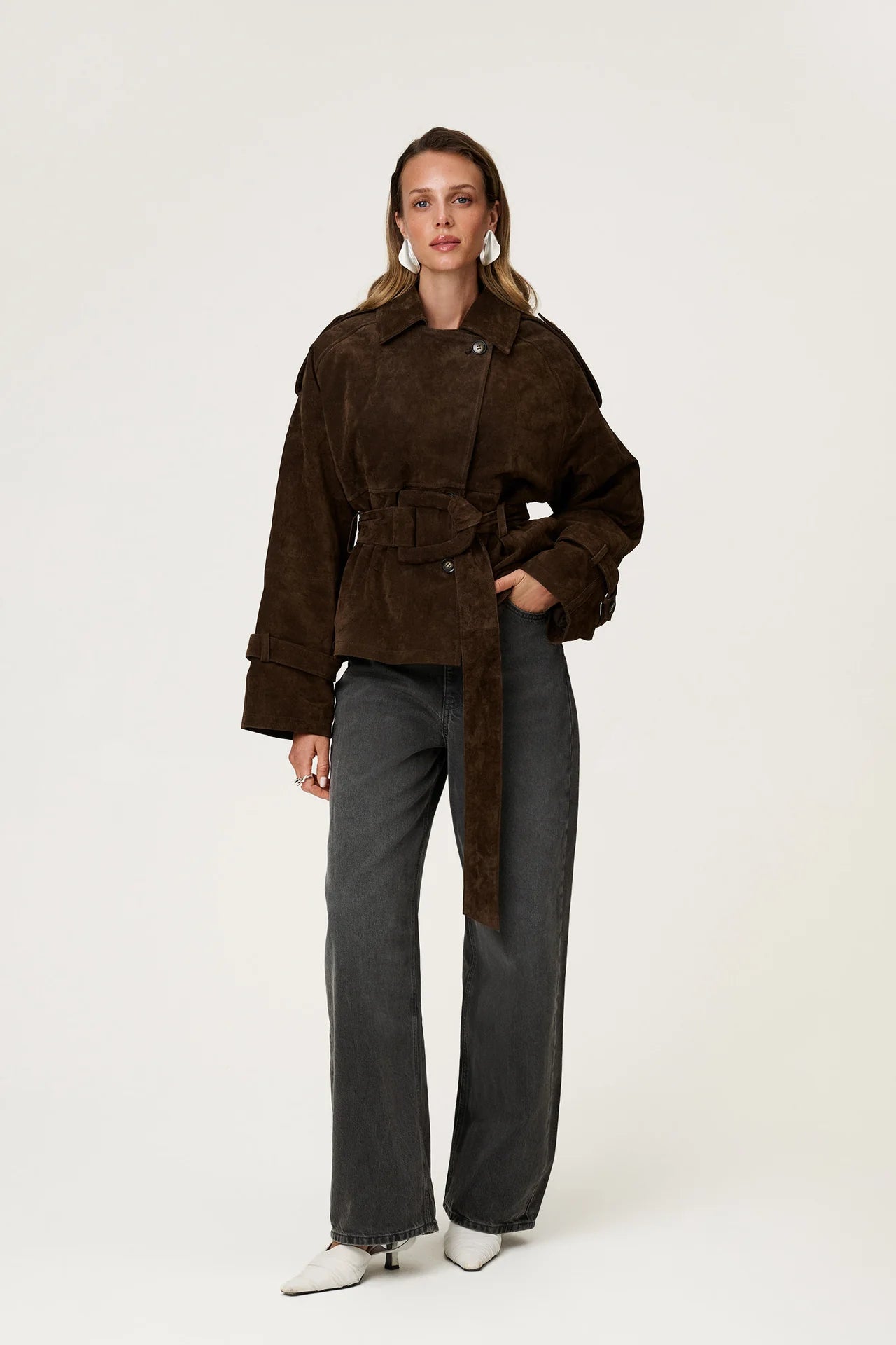 York | Cropped Trench Coat