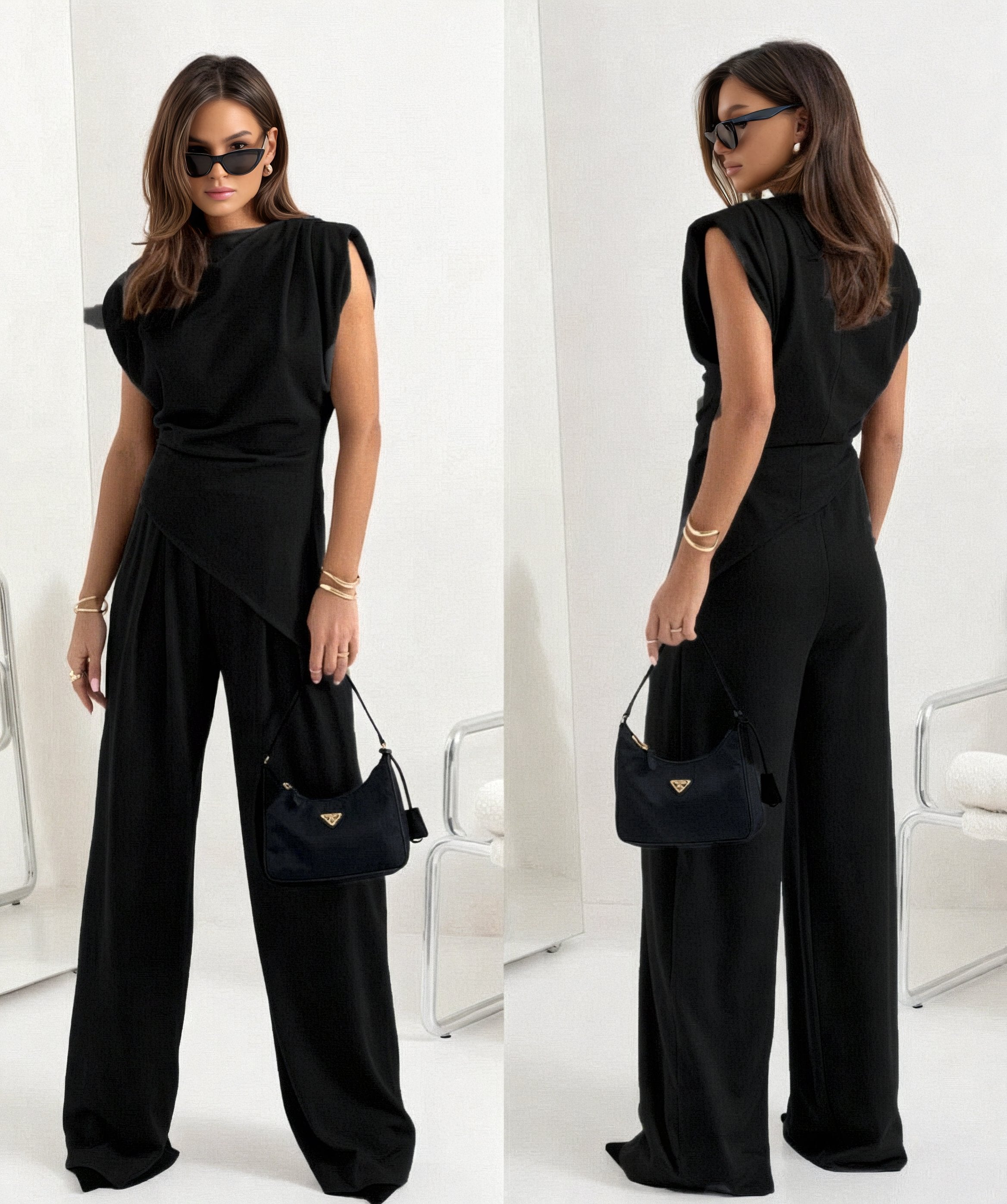 Aveline | Sleeveless Two-Piece Set